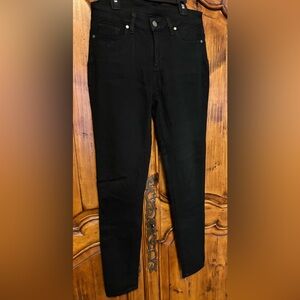 PAIGE Women's Black Skinny Jeans